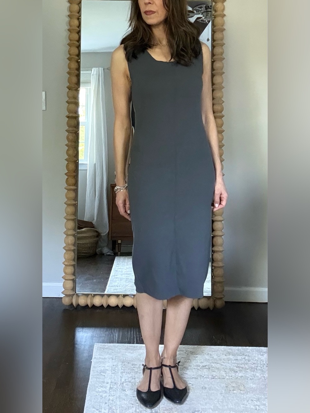 D. Exterior Cashmere Blend Midi Dress